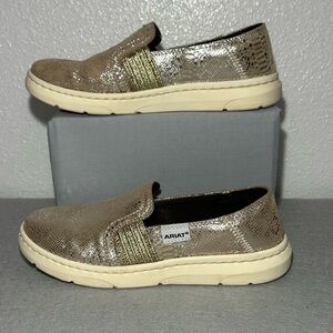 ARIAT WOMEN'S SNAKE PRINT RYDER SHOES